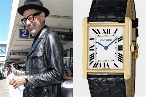 jeff goldblum watch cartier.